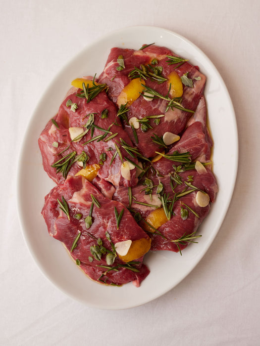 Marinated Butterflied Leg of Lamb